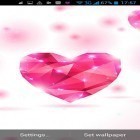 Oltre sfondi animati su Android White tech, scarica apk gratis Hearts of love.