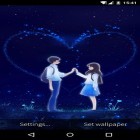 Oltre sfondi animati su Android Fly color, scarica apk gratis Love and heart.