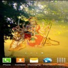 Oltre sfondi animati su Android Tree with falling leaves, scarica apk gratis Magic Durga & temple.