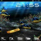 Oltre sfondi animati su Android Snowfall, scarica apk gratis My 3D fish.