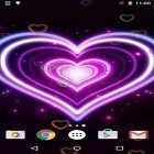 Oltre sfondi animati su Android Majestic unicorn, scarica apk gratis Neon hearts.