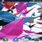 Oltre sfondi animati su Android Purple and pink love, scarica apk gratis Ornate origami.
