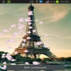 Oltre sfondi animati su Android Beautiful sky, scarica apk gratis Pairs: Eiffel tower.