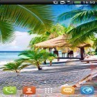 Scaricare Paradise beach su Android, e anche altri sfondi animati gratuiti per Samsung Galaxy Tab P1000.