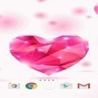 Oltre sfondi animati su Android Rainstorm, scarica apk gratis Pink diamonds.