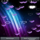 Oltre sfondi animati su Android Fish and bird: Love, scarica apk gratis Purple heart.
