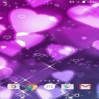Oltre sfondi animati su Android Planets pack, scarica apk gratis Purple hearts.