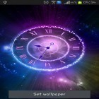 Oltre sfondi animati su Android Fireflies by Live wallpaper HD, scarica apk gratis Shining clock.