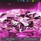 Oltre sfondi animati su Android Fireplace New Year 2015, scarica apk gratis Shiny diamonds.