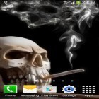 Oltre sfondi animati su Android Space by HQ Awesome Live Wallpaper, scarica apk gratis Smoking skull.