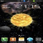 Oltre sfondi animati su Android Blue flowers, scarica apk gratis Solar system 3D.
