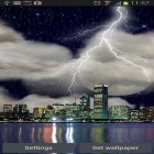 Oltre sfondi animati su Android Neon waves, scarica apk gratis The real thunderstorm HD (Chicago).