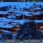 Oltre sfondi animati su Android Blooming trees, scarica apk gratis Winter night mountains.