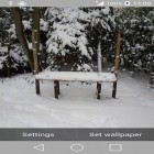 Oltre sfondi animati su Android Hypno clock, scarica apk gratis Winter snowfall.