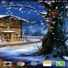 Oltre sfondi animati su Android Winter flowers, scarica apk gratis Christmas night.